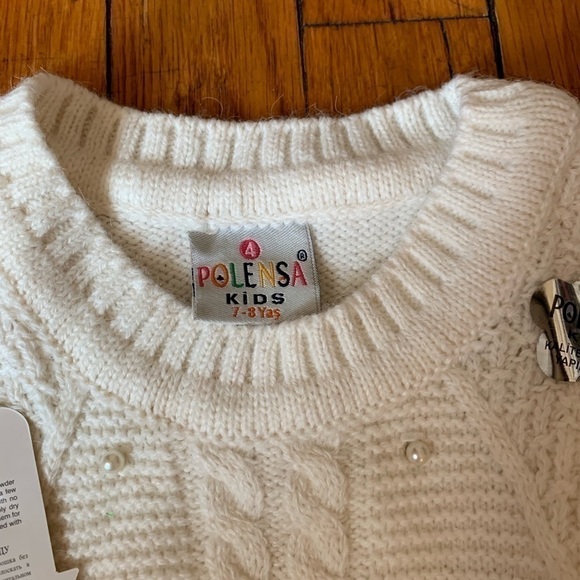 Nwt- Long sleeve Sweater- Size 7 years - Picture 2 of 4